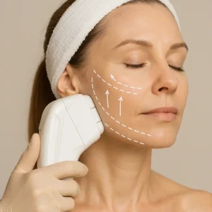 Woman having HI-FU to reduce wrinkles call LA LIPO Banstead Now!