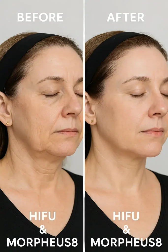 HIFU & Morpheus8 treatment results Banstead - book in today!